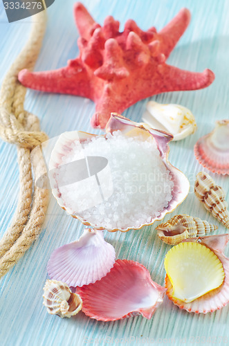 Image of sea salt and shells