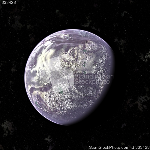 Image of purple planet