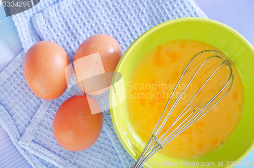 Image of raw eggs