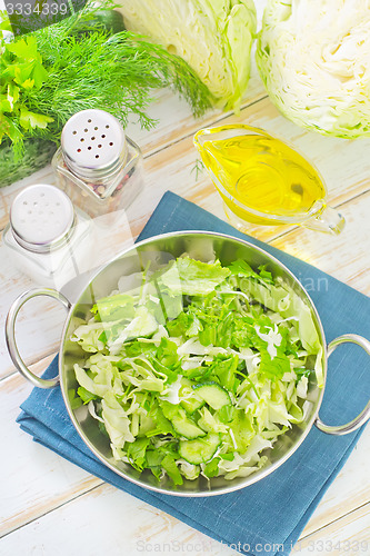 Image of salad from cabbage