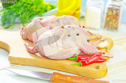 Image of raw quail