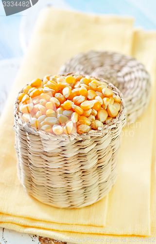 Image of corn and oil