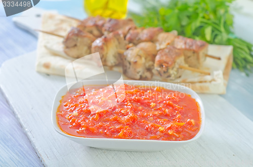 Image of sauce for kebab