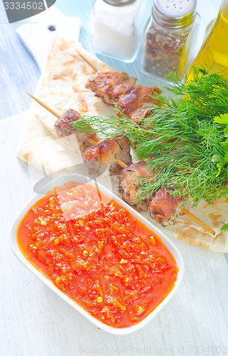 Image of sauce for kebab