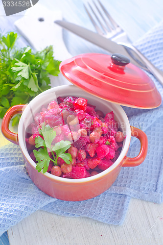 Image of salad with beet