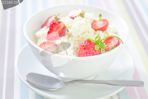 Image of sweet cottage with strawberry