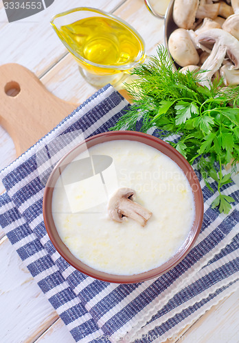 Image of soup from mushroom