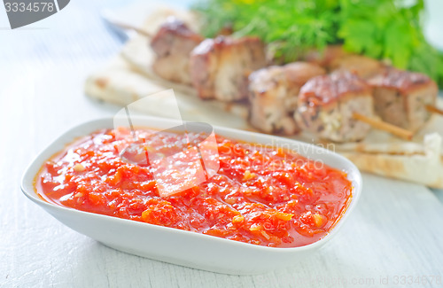 Image of sauce for kebab