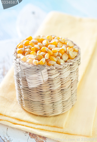 Image of corn and oil