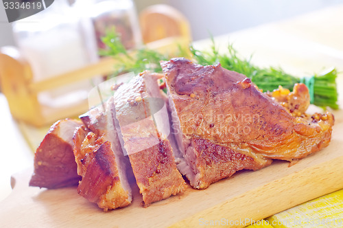 Image of baked meat