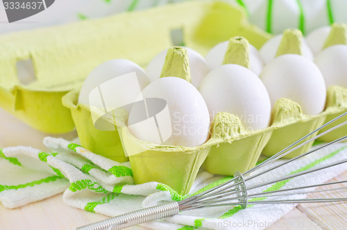Image of raw eggs