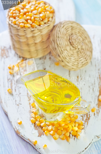 Image of corn and oil