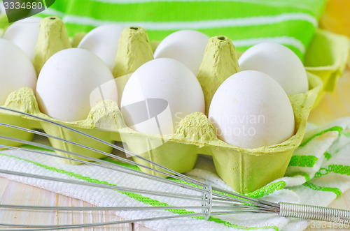 Image of raw eggs