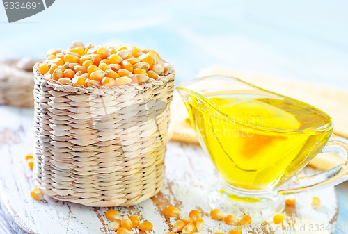 Image of corn and oil