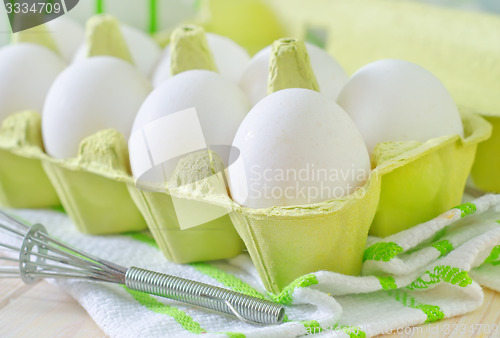 Image of raw eggs