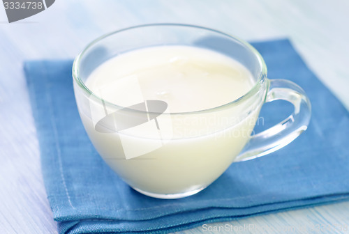 Image of milk in glass