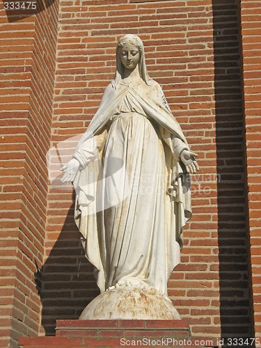 Image of statue of virgin mary