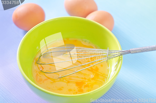 Image of raw eggs