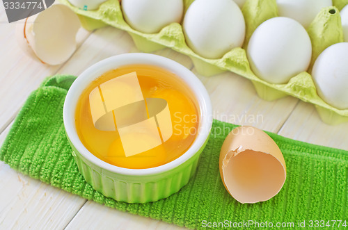 Image of raw eggs