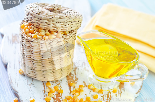 Image of corn and oil