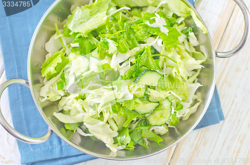 Image of salad from cabbage