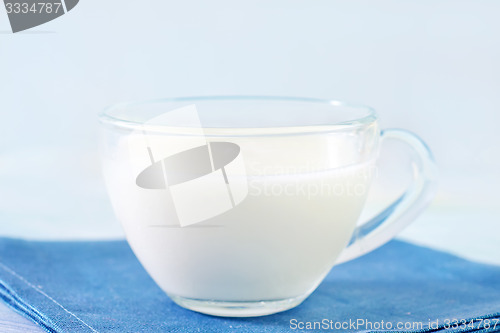 Image of milk in glass