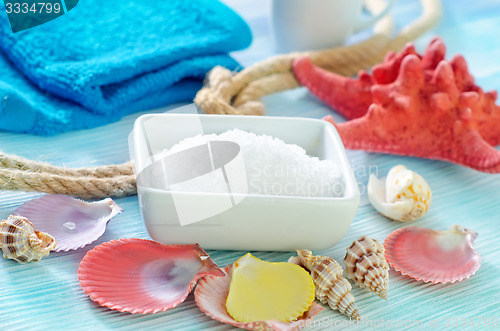 Image of sea salt and shells