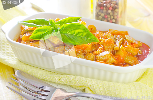 Image of baked vegetables