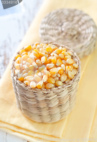 Image of corn and oil