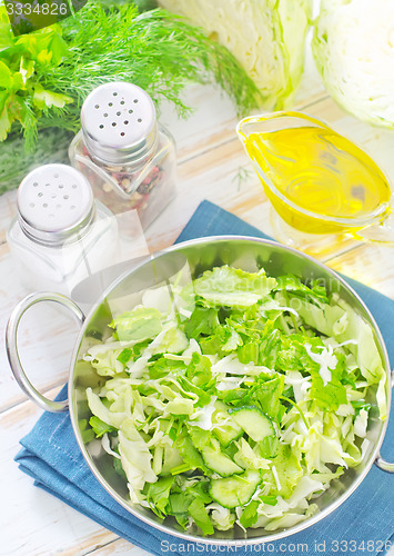 Image of salad from cabbage