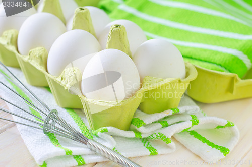 Image of raw eggs