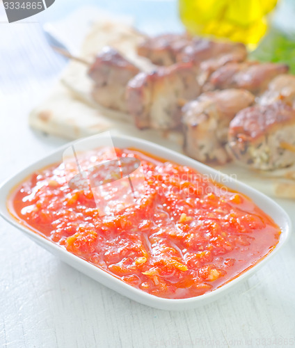 Image of sauce for kebab