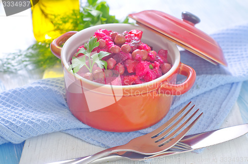 Image of salad with beet