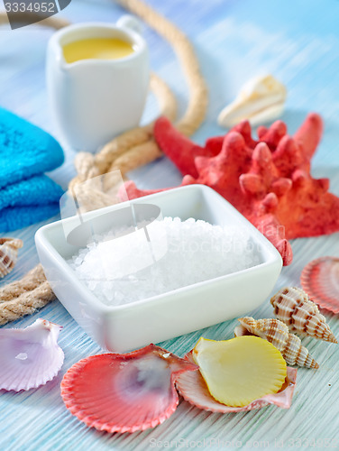 Image of sea salt and shells