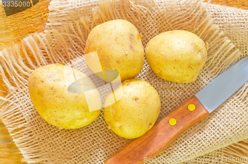 Image of raw potato