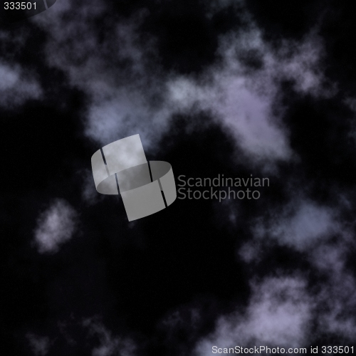 Image of cloudy night sky