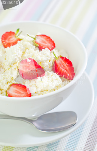 Image of sweet cottage with strawberry