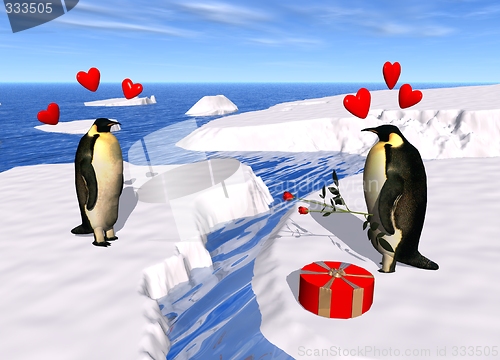 Image of penguin lovers