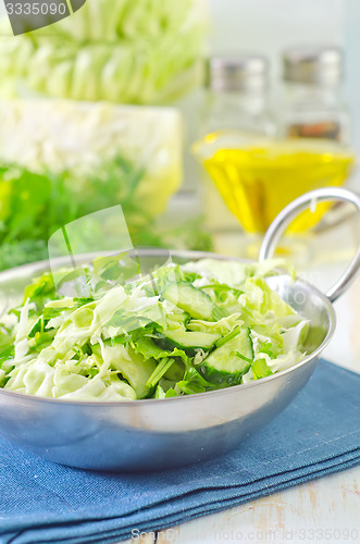 Image of salad from cabbage