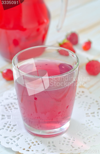 Image of drink from strawberry