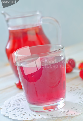 Image of drink from strawberry