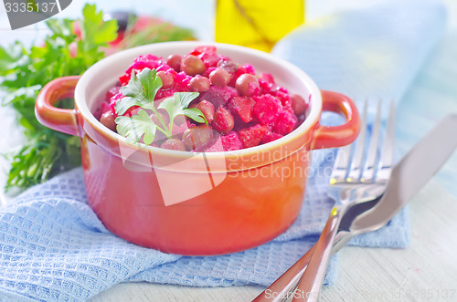 Image of salad with beet