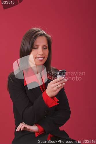 Image of Checking the mobile phone