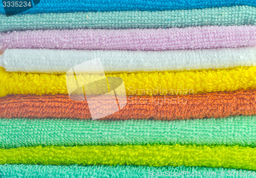 Image of Assortment of soap and towels