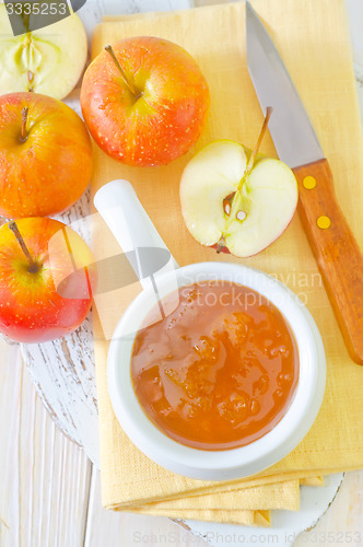 Image of apples and jam