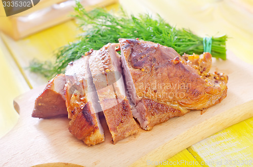 Image of baked meat