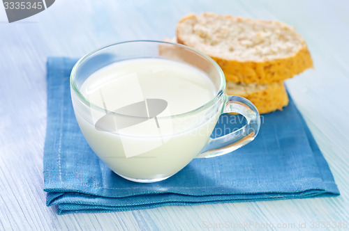 Image of milk in glass