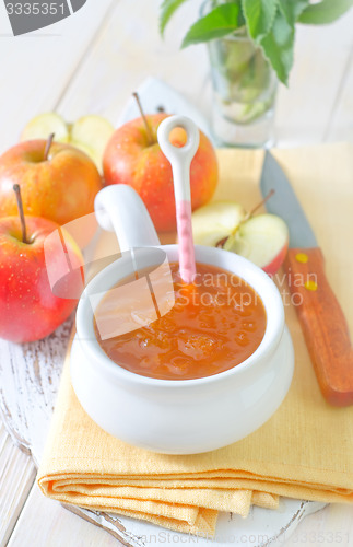 Image of apples and jam