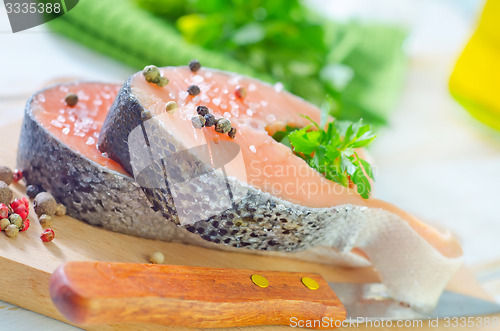 Image of raw salmon