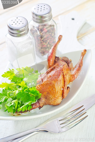 Image of baked quail